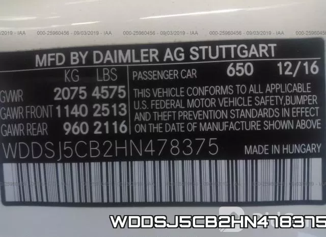 WDDSJ5CB2HN478375