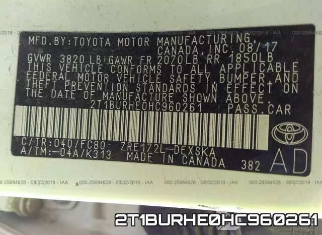 2T1BURHE0HC960261