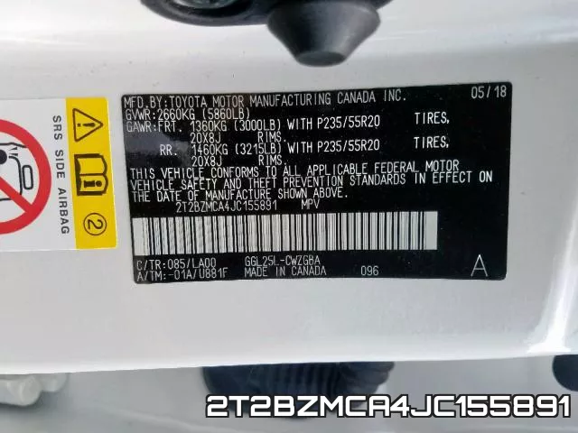 2T2BZMCA4JC155891