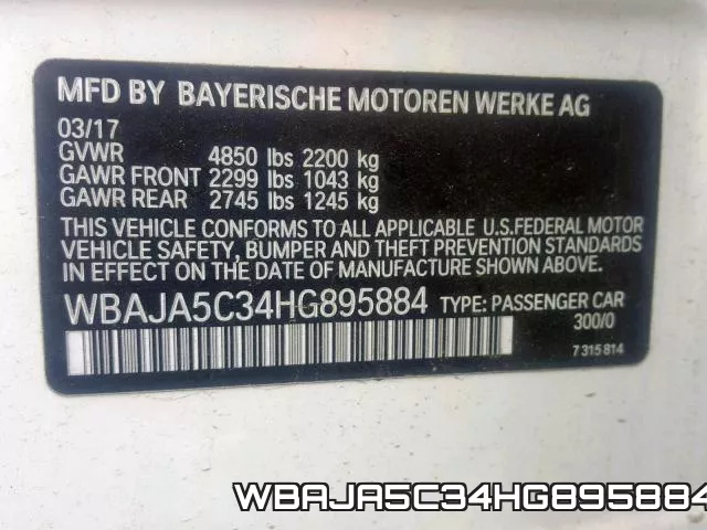 WBAJA5C34HG895884