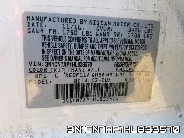 3N1CN7AP1HL833570