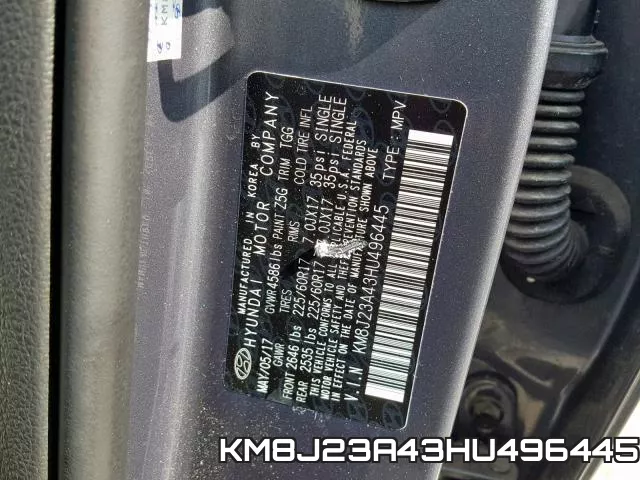 KM8J23A43HU496445