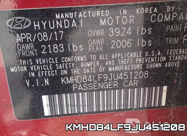 KMHD84LF9JU451208