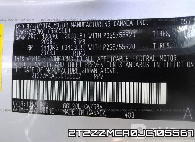 2T2ZZMCA0JC105567