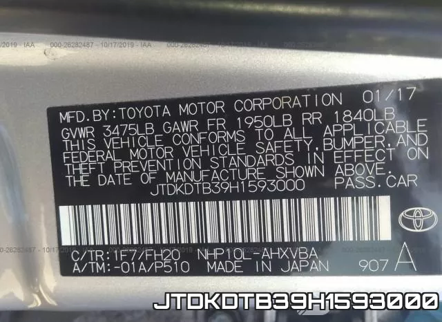 JTDKDTB39H1593000