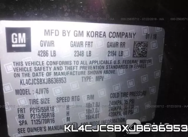 KL4CJCSBXJB636953