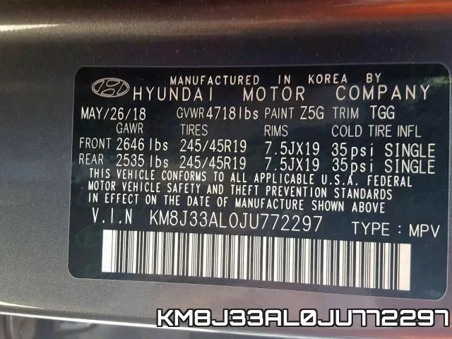 KM8J33AL0JU772297