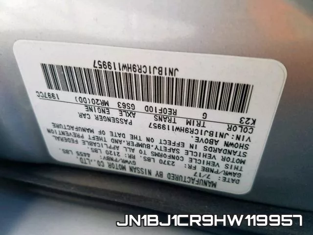 JN1BJ1CR9HW119957