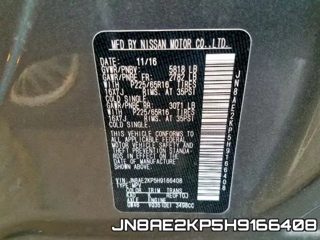 JN8AE2KP5H9166408