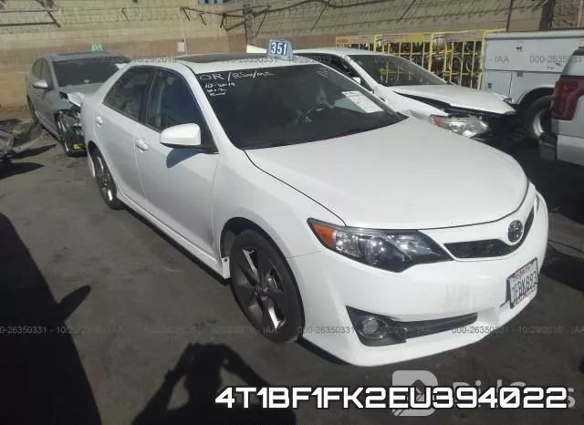 4T1BF1FK2EU394022