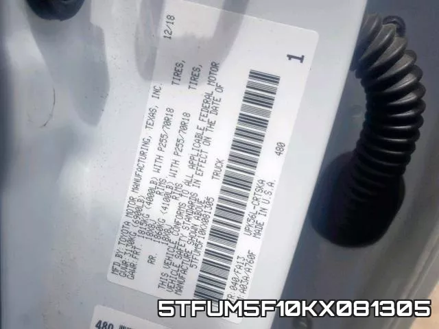 5TFUM5F10KX081305