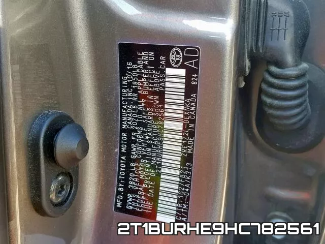 2T1BURHE9HC782561