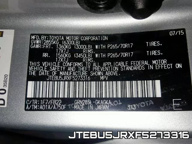 JTEBU5JRXF5273316