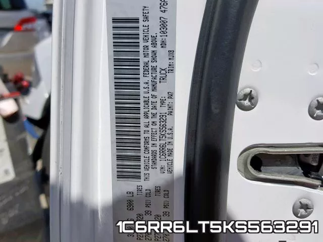 1C6RR6LT5KS563291