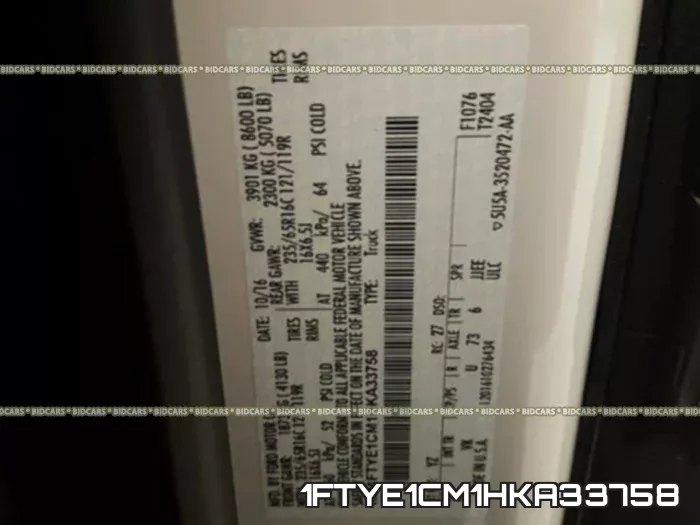 1FTYE1CM1HKA33758