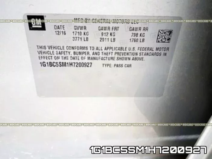 1G1BC5SM1H7200927