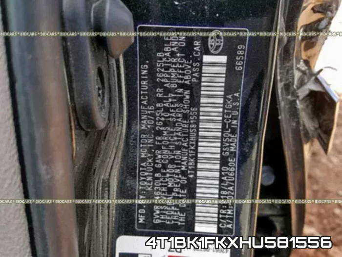 4T1BK1FKXHU581556