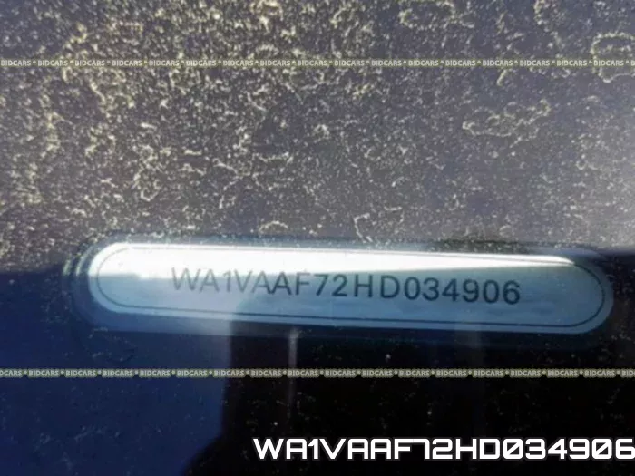 WA1VAAF72HD034906
