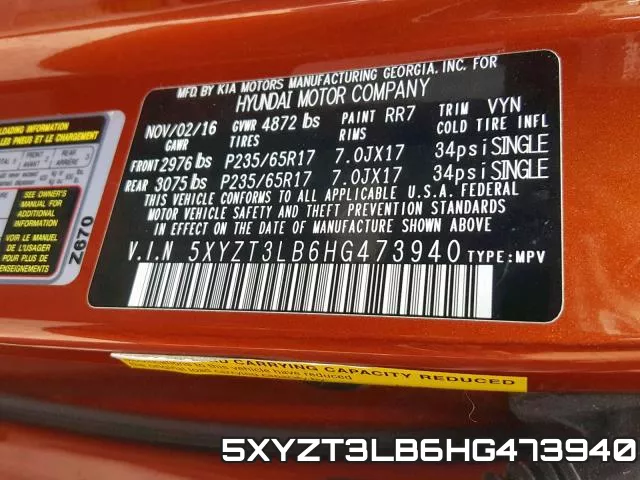 5XYZT3LB6HG473940