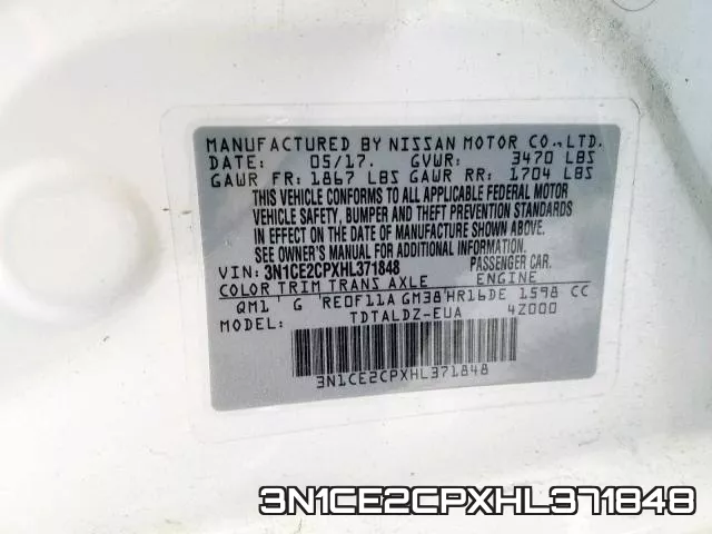 3N1CE2CPXHL371848