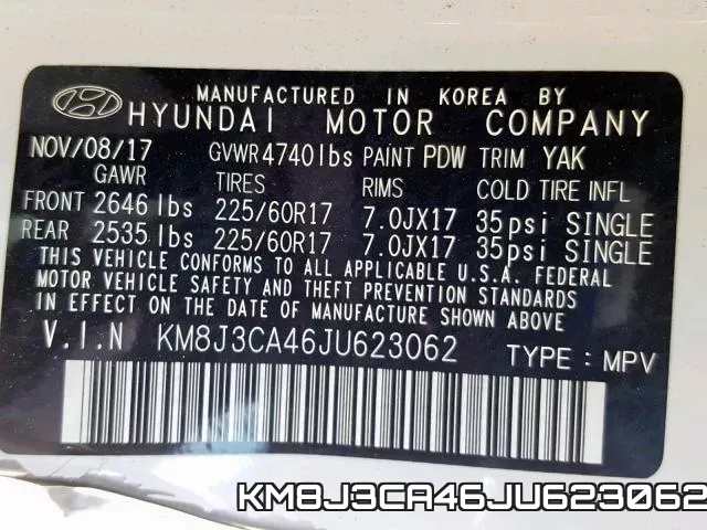KM8J3CA46JU623062