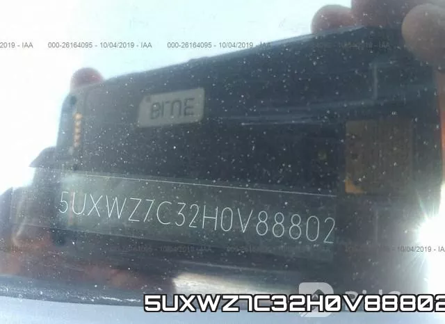 5UXWZ7C32H0V88802