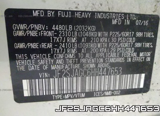 JF2SJAGC6HH447653