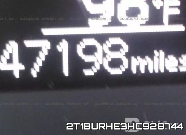 2T1BURHE3HC928744