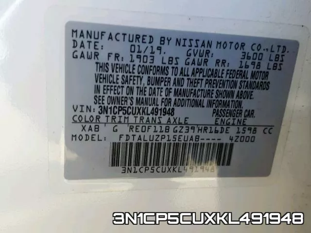 3N1CP5CUXKL491948