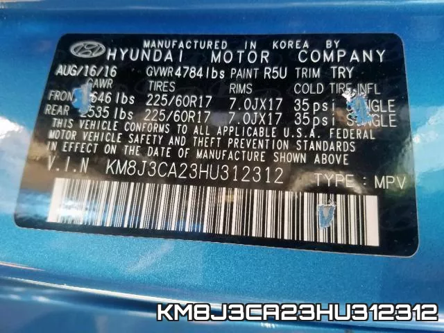 KM8J3CA23HU312312