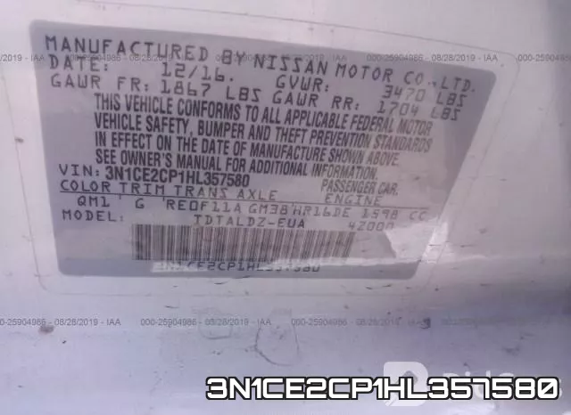 3N1CE2CP1HL357580