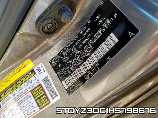 5TDYZ3DC1HS798676