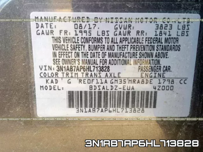 3N1AB7AP6HL713828