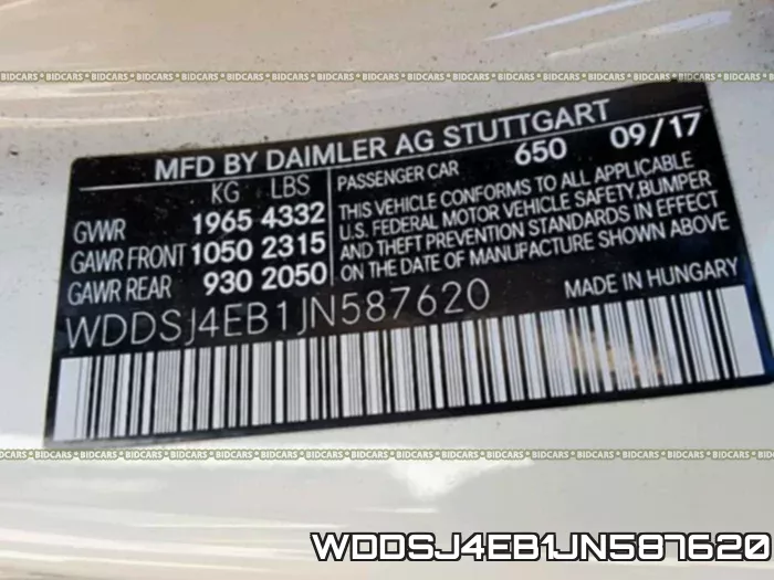 WDDSJ4EB1JN587620