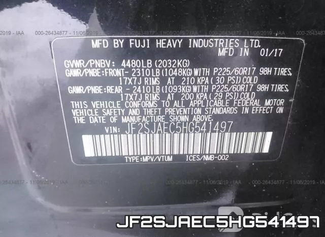 JF2SJAEC5HG541497
