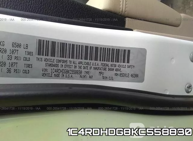 1C4RDHDG8KC558830