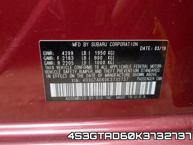 4S3GTAD60K3732737