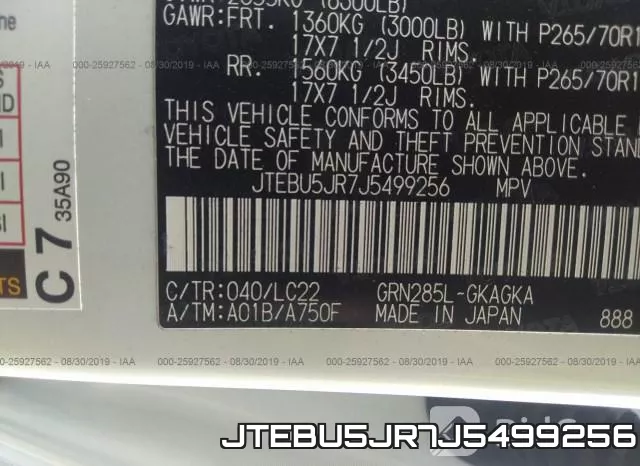 JTEBU5JR7J5499256