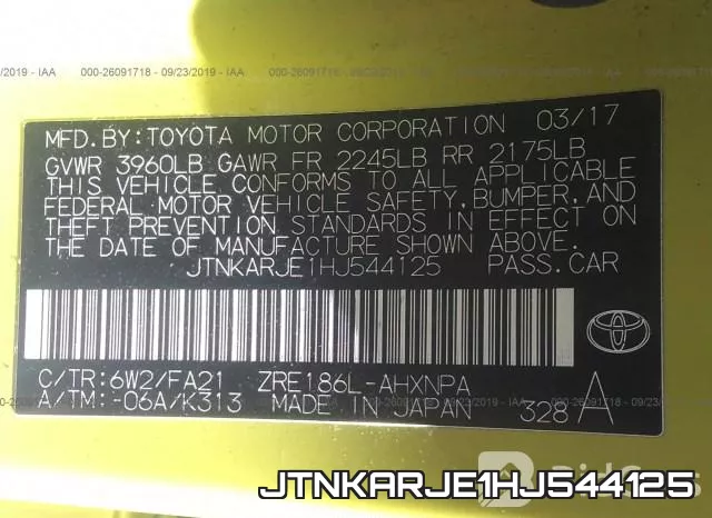 JTNKARJE1HJ544125