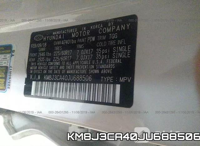 KM8J3CA40JU688506