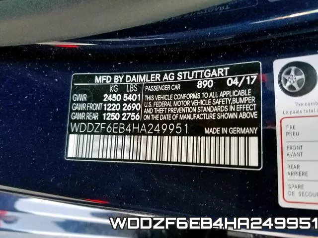 WDDZF6EB4HA249951