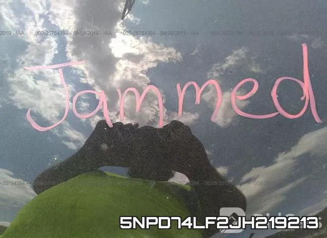 5NPD74LF2JH219213