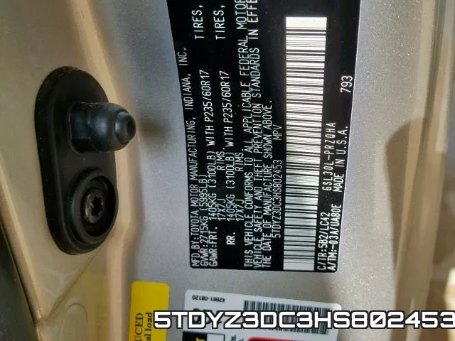 5TDYZ3DC3HS802453
