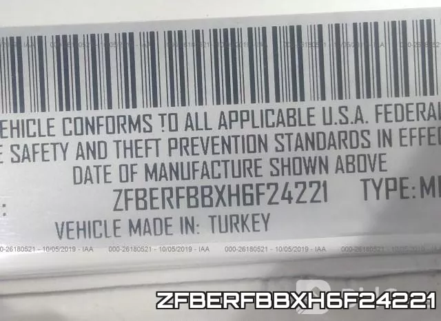 ZFBERFBBXH6F24221