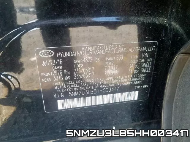 5NMZU3LB5HH003417