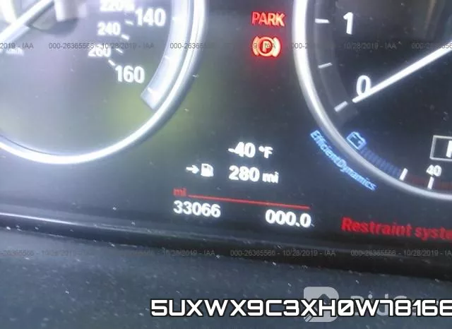 5UXWX9C3XH0W78166