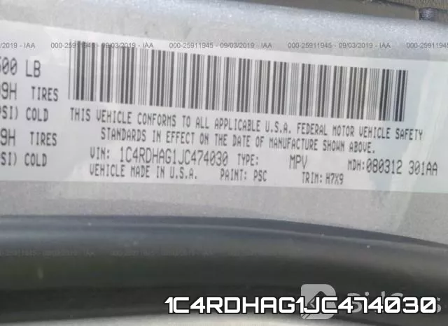 1C4RDHAG1JC474030