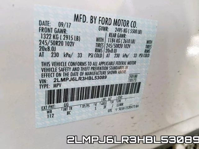 2LMPJ6LR3HBL53089