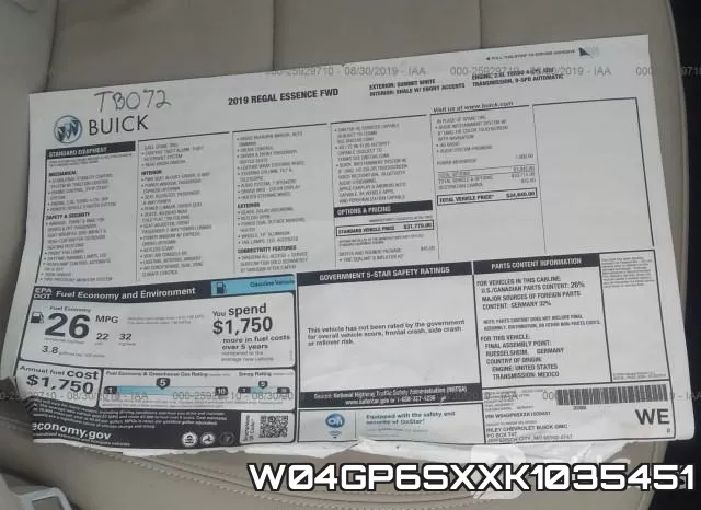 W04GP6SXXK1035451