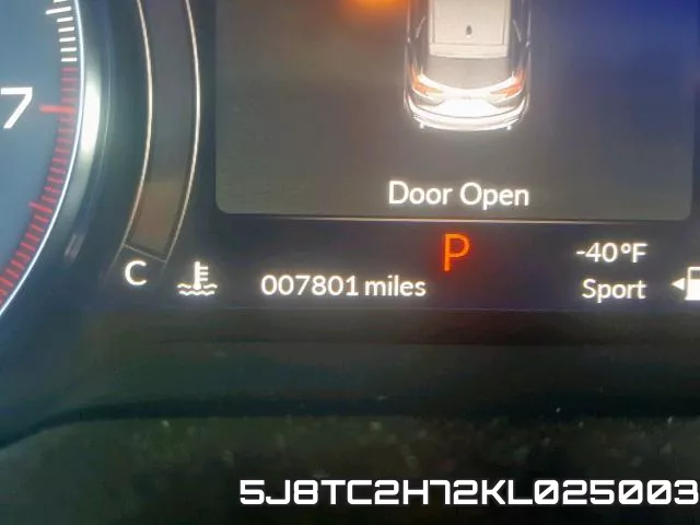 5J8TC2H72KL025003